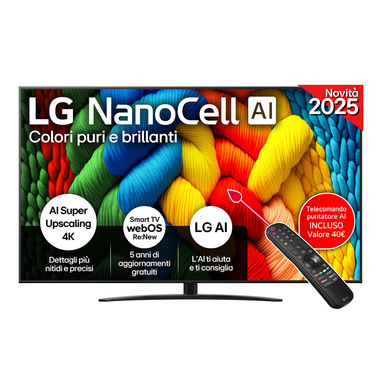 LG NanoCell AI 75NANO81A6A TV Serie NANO81 75'' 4K...