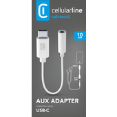 Cellularline MUSIC ENABLER TYPE-C Adattatore audio per jack 3.5 mm