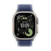 Apple Trail Loop blu/blu acceso (49 mm) - S/M - Titanio nero