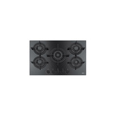Franke Crystal FHCR 755 4G TC HE BK C Nero Da incasso 75 cm Gas 5 Fornello(i)