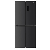 Electroline 4DE58NV1KD0 frigorifero 4 porte Libera installazione D Nero, Acciaio inox
