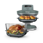 Ninja CRISPi PRO 7-in-1 Singolo 5,7 L Indipendente 2050 W Friggitrice ad aria calda Grigio, Trasparente