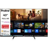 Proline PRO40M10VDA SMART TV 40" FULL HD, Sistema operativo VIDAA, Triplo tuner DVBT2/C/S2, Certificato TivuSAT, Piedini installabili in doppia posizione stretta/larga, Dolby Audio, Parental Control