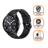 Xiaomi Watch 2 Pro 3,63 cm (1.43") AMOLED 46 mm Digitale 466 x 466 Pixel Touch screen Nero Wi-Fi GPS (satellitare)
