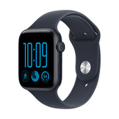 Apple Watch SE (3nd generation) SE 3 GPS + Cellular, Cassa 44 mm in alluminio mezzanotte con Cinturino Sport blu marino - S/M