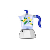 Bialetti Fiammetta Moka 0,13 L Blu, Giallo, Alluminio, Verde