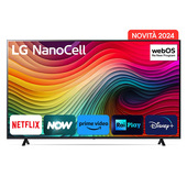 LG NanoCell AI 75'' Serie NANO82 75NANO82T6B, TV 4K, 3 HDMI, SMART TV 2024
