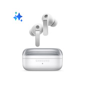 Samsung Galaxy Buds4 Pro, White, Corpo in metallo, Altoparlante a 2 vie e doppio amplificatore, Chiamate cristalline, Audio a 360°, ANC migliorata, Controllo adattivo del rumore, Connessione senza interruzioni e One UI, AI pronto ai comandi vocali