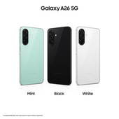 Samsung Galaxy A26 5G, Smartphone con Funzioni intelligenti, Display Super AMOLED 6.7”, 6GB RAM, 128GB, Batteria 5.000 mAh, memoria espandibile, White