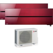 Mitsubishi Electric MXZ-2F33VF + MSZ-LN25VGR + MSZ-LN25VGR Climatizzatore Dualsplit Rosso