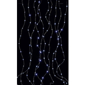 Regalo Tenda 400 micro LED con controller e cascate alternate (luce fissa e 8 giochi di luce) da interno/esterno