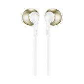 JBL Tune 205 Auricolare Cablato In-ear MUSICA Champagne, Oro