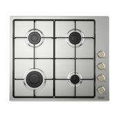 De’Longhi YLG 60 L piano cottura Acciaio inox Da incasso 60 cm Gas 4 Fornello(i)