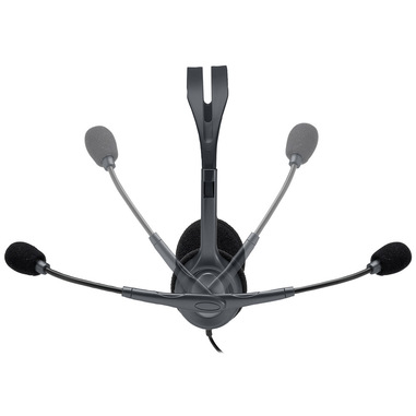 Logitech 981-000593 cuffia e auricolare Cablato A Padiglione Ufficio Grigio