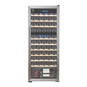 Electroline EWC54D1 cantina vino Cantinetta vino con compressore Libera installazione Nero, Acciaio inox 55 bottiglia/bottiglie