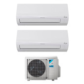 Daikin Dualsplit 9000+12000BTu 2AMXF40A + ATXF25A + ATXF35A condizionatore fisso
