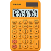 Casio SL-310UC-RG calcolatrice Tasca Calcolatrice di base Arancione