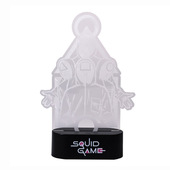 ERIK LAMPL007 lampada da tavolo LED Nero, Trasparente
