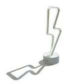 Muitomas NEONTBOLT lampada da tavolo Lampadina/e non sostituibile/i Neon Bianco