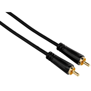 Hama Cavo RCA M/RCA M, 3 metri, connettori dorati, 3 stelle