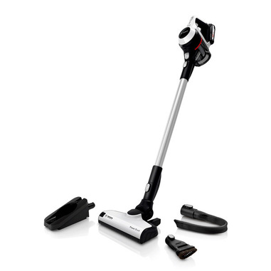 Bosch Serie 6 BCS61113 scopa elettrica Aspirapolvere a bastone 2 in 1 Batteria Secco Senza sacchetto Bianco