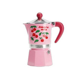 Bialetti RAINBOW Moka 0,15 L Verde, Rosa, Rosso, Acciaio inox
