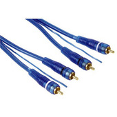 Hama Cavo 2 RCA M / 2 RCA M con remote, blu, 5,5 m