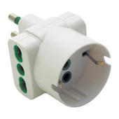 FME 87190 adattatore per presa di corrente Tipo L (IT) Bianco