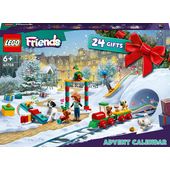 LEGO Friends 41758 Calendario dell'Avvento 2023, 24 Regali a Sorpresa con Tappetino da Gioco, Regalo di Natale per Bambini