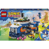 LEGO Sonic 77006 Camion di Comando Team Sonic, Giocattolo Interattivo con 5 Figure, Regalo per Bambini 8+ Fan dei Videogiochi