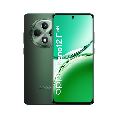 TIM OPPO Reno 12F 5G 16,9 cm (6.67") Doppia SIM Android 14 USB tipo-C 8 GB 256 GB 5000 mAh Nero, Verde