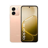 OPPO A6 AI Smartphone, doppia fotocamera 50MP+2, Selfie 8MP, Display 6.75” 120HZ IPS HD+, 6550mAh, RAM 6GB(Esp2GB/4GB/6GB)+ROM 256GB [Versione Italia], Aurora Gold