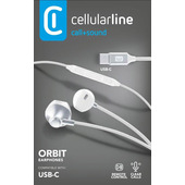 Cellularline ORBIT Auricolare a capsula con microfono, remote control e connettore USB-C