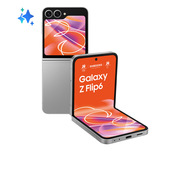 Samsung Galaxy Z Flip6 Smartphone AI, 256GB, RAM 12GB, Display 3,4" SAMOLED/6,7" Dynamic AMOLED 2X, Silver Shadow
