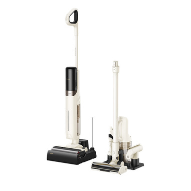 MOVA Tech K30 MIX Aspirapolvere a bastone 2 in 1 Batteria Secco e bagnato Senza sacchetto Nero, Bianco 2,6 Ah