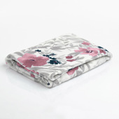 Siretessile Plaid 120x160 Fiori Malva
