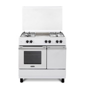 De’Longhi DL964GWB cucina Gas Bianco