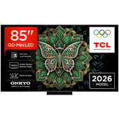 TCL C6K Pro TV 85C6K PRO 85” QD-Mini LED TV, 4K HDR 1000 nits, 420 zone di dimming, Pannello HVA Matte, Google TV, Dolby Vision & Atmos, 2.1 Onkyo, 144Hz, AirPlay 2