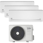 Beko BKOKITTRIAL9X2+12 condizionatore fisso Climatizzatore Trial split system Bianco