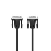 Hama Cavo monitor DVI-D M/DVI-D M, Single Link (18+1 pin), 1,5 metri, WQHD 1440p, ferrite, grigio