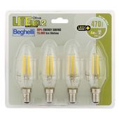 Beghelli Oliva Liteled.2 BLISTER pack 4x