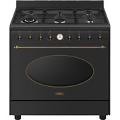 Smeg Coloniale CO96GMA9 cucina Cucina freestanding A Elettrico Gas Antracite