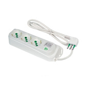 FANTON 474604ECO prolunghe e multiple 1,5 m 4 presa(e) AC Interno Bianco