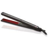 GA.MA Piastra Bella Tourmaline Red Ion, Tecnologia Micro Shine, Trafile rivestite in Tormalina, Tecnologia Ioni, per Capelli Idratati, Luminosi e Senza Crespo, Trafile larghe 120x25 mm, Temperatura da 130 a 230°C, Cavo Girevole 360°