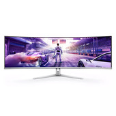 Philips Evnia 8000 49M2C8900L/00 Monitor PC 124,2 cm (48.9") 5120 x 1440 Pixel Dual QHD QD-OLED Bianco