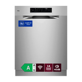 AEG Lavastoviglie Incasso 60 Cm - Flat Sottopiano 14 Coperti Classe A 40 Dba MADE IN ITALY GU8200A2SGM