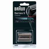 Braun Series 5 52B Testina di Ricambio per Rasoio Elettrico Barba – Compatibile Con I Rasoi . Per Una Rasatura Perfetta Ogni Giorno. Nero