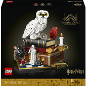 LEGO Harry Potter 76466 Pietra Filosofale – Edizione del Collezionista, Modellino Fai da Te di Decorazione, Regalo per Adulti