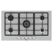Hisense GM773XF piano cottura Acciaio inox Da incasso 71 cm Gas 5 Fornello(i)
