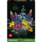 LEGO Botanicals 10313 Bouquet Fiori Selvatici Finti con Papaveri e Lavanda Artificiali, Regalo Adulti da Collezione Botanica